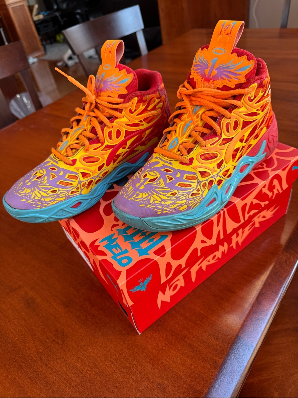 PUMA MB.04 Phoenix LaMelo Ball Basketball Shoes Men’s 8.5 With Box